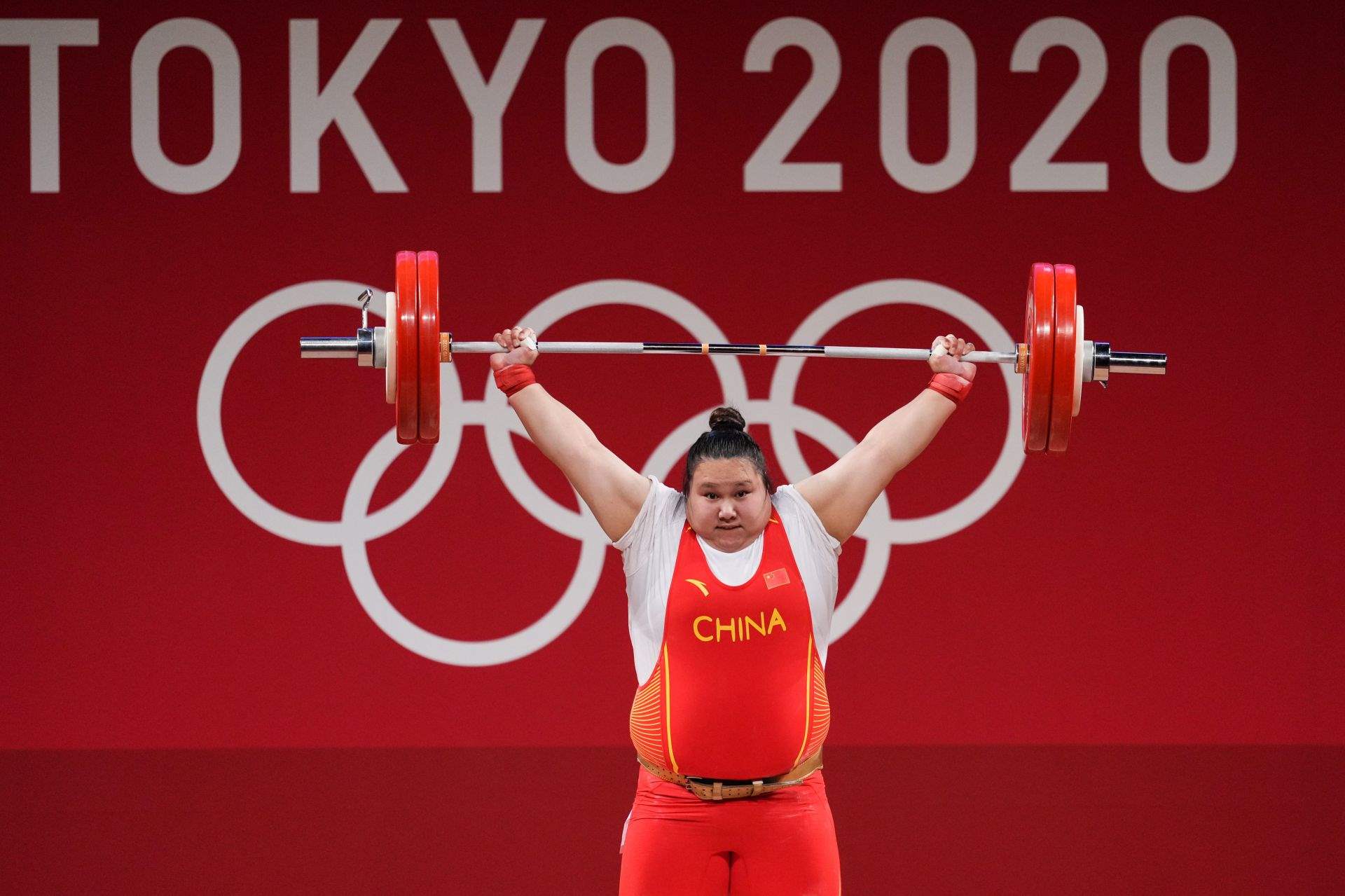 第29金！李雯雯夺得举重女子87公斤以上级金牌