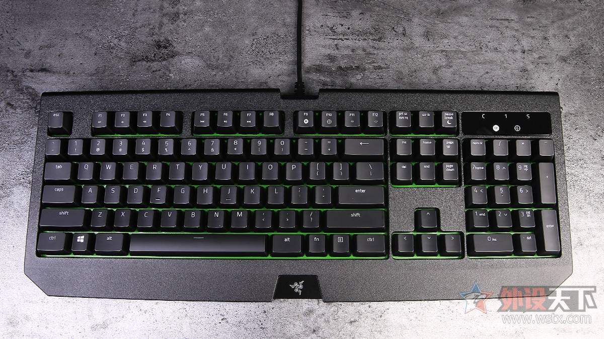 雷蛇黑寡妇蜘蛛键盘,黑寡妇键盘键位图