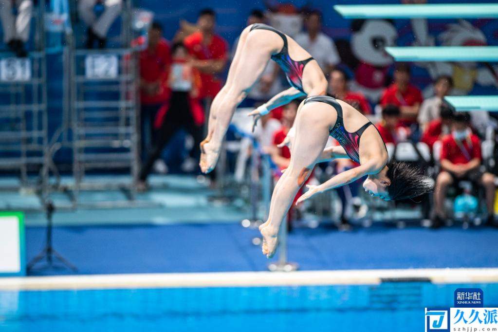 全运会跳水女子团体赛广东队夺冠