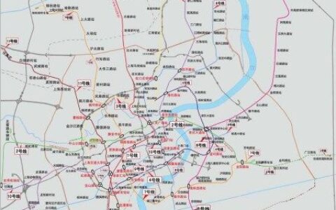 上海铁地图（上海地铁图线路）