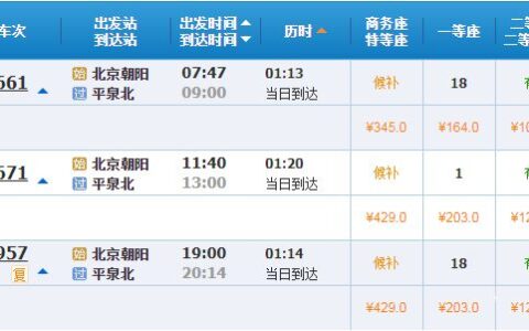安阳至北京高铁票价安阳（安阳到北京高铁多少钱）