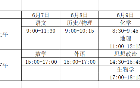 2024江苏高考时间是几月几日 一共考几天