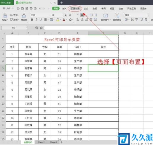 Excel技巧打印表格增加页码(excel如何添加页码)