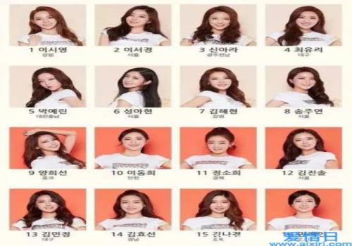 韩国小姐选美一览表(韩国选美大赛)