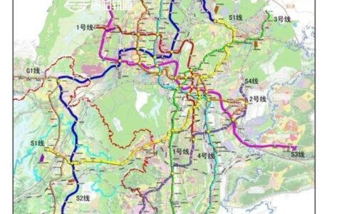 重庆轻轨3号线线路图，贵阳地铁4号线，有消息吗